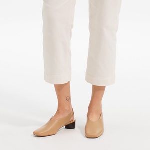 Everlane Square Toe Slingback Shoes Size 11 fits like 10.5
